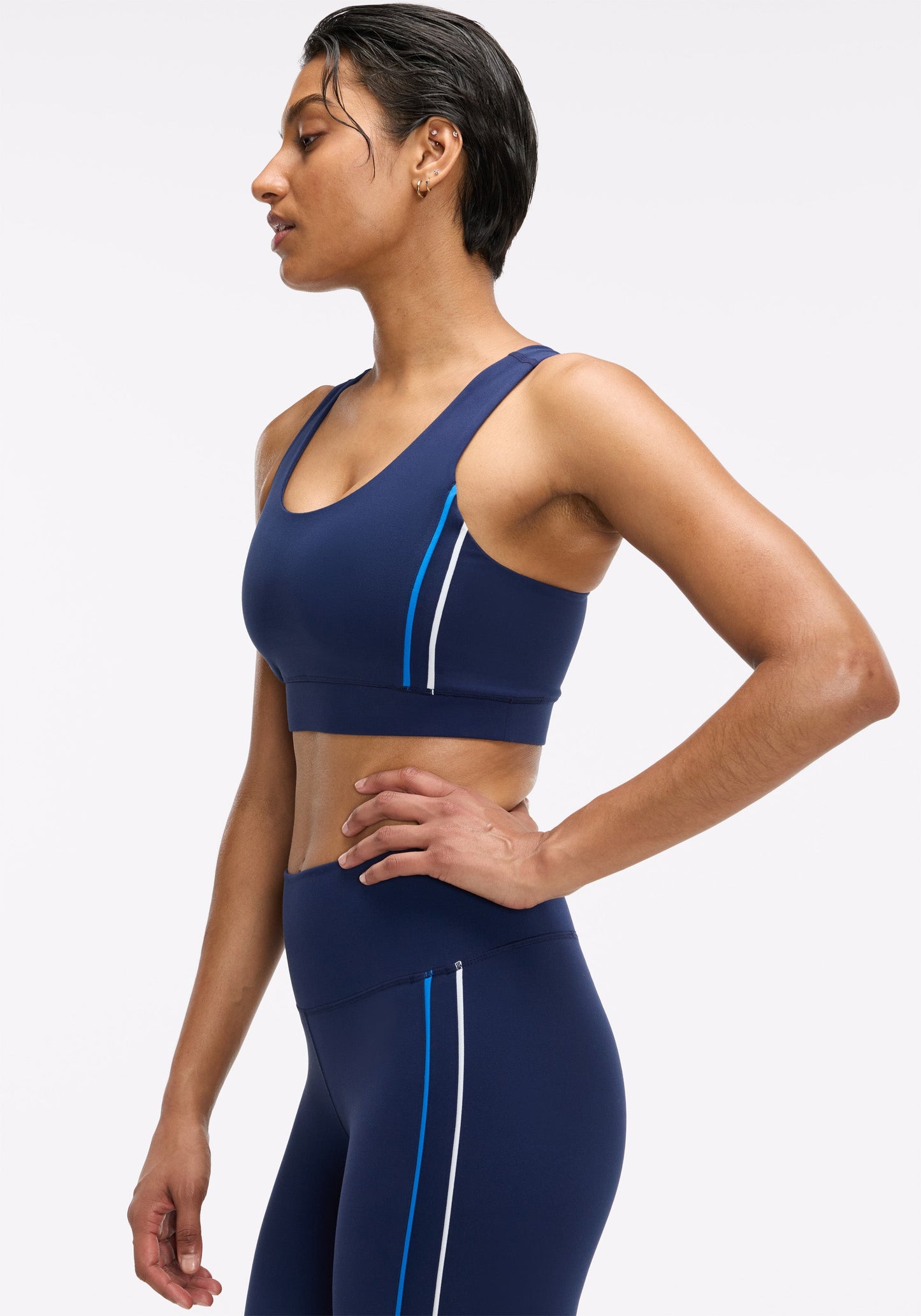 TLC Racer Bra with Piping